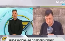 Argentina: Periodista se burló de la voz de Falcioni, quien superó un cáncer de laringe - Noticias de julio-andrade