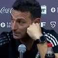 Scaloni se enteró en plena conferencia de prensa que Argentina clasificó a Qatar 2022