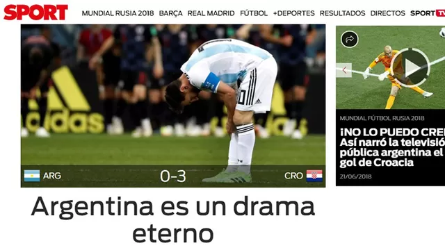 Argentina: la reacción de la prensa extranjera tras caer ante Croacia-foto-4