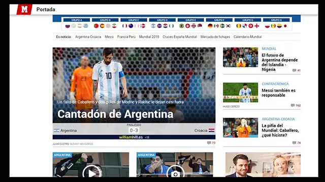 Argentina: la reacción de la prensa extranjera tras caer ante Croacia-foto-5