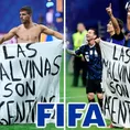 ¿Argentina será sancionada por FIFA por lucir polémica bandera? Esto dice el reglamento ¿Argentina será sancionada por FIFA por lucir polémica bandera? Esto dice el reglamento