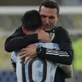 Argentina: Scaloni reveló que Messi jugó la final de la Copa América con molestias en el isquiotibial