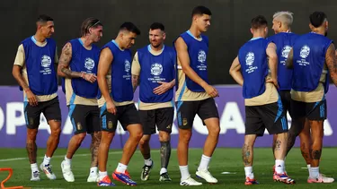 Argentina se prepara para enfrentarse a Canadá en búsqueda de una nueva final de la Copa América / Foto: AFP