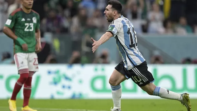 Argentina ganó con goles de Messi y Fernández. | Foto: AFP/Video: Latina-DSports