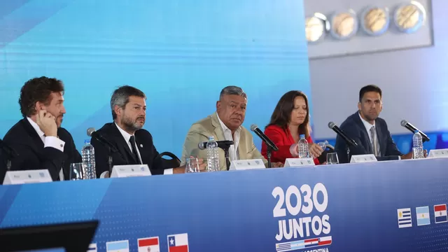 Argentina, Uruguay, Paraguay y Chile presentan oficialmente su candidatura para ser sede del Mundial 2030
