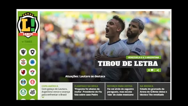 Así informó el mundo sobre el triunfo de Argentina ante Venezuela en la Copa América-foto-9
