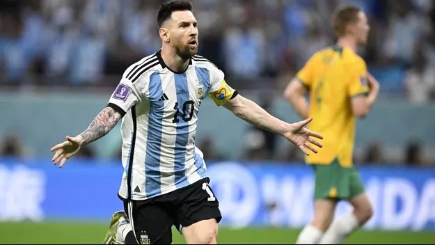 Argentina vs. Australia: Lionel Messi anotó el 1-0 en el Estadio Ahmad Bin Ali