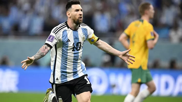 Argentina vs. Australia: Lionel Messi anotó el 1-0 en el Estadio Ahmad Bin Ali