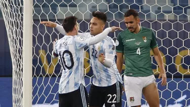 Argentina goleó a Bolivia | Foto: AFP.