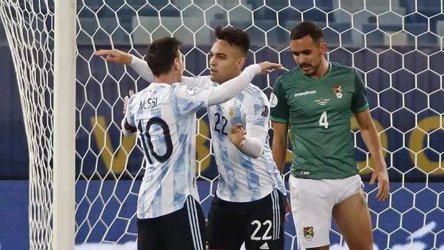 Argentina goleó a Bolivia | Foto: AFP.