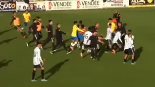 Argentina vs. Brasil: Jugadores se agarran a golpes en torneo Sub-17 en Francia