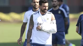 Argentina vs. Chile: Lavezzi bromeó con su lesión previo a la final