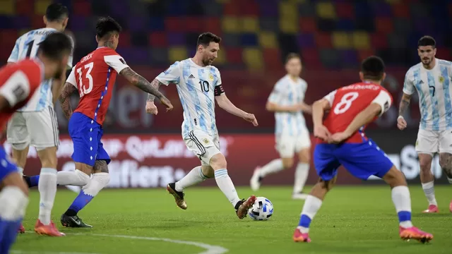 Argentina igualó 1-1 ante Chile por las Eliminatorias a Qatar 2022