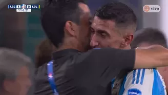 Argentina vs. Colombia: Ángel Di María se despidió de la &#39;Albiceleste&#39; entre lágrimas