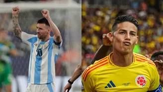 Argentina vs. Colombia: El duelo aparte de Messi y James