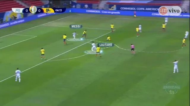 Argentina vs. Colombia: Gol de Lautaro Martínez es analizado por el &#39;Digital FA&#39;