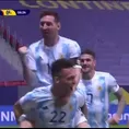 Argentina vs. Colombia: Lautaro Martínez marcó el 1-0 de la Albiceleste tras pase de Messi
