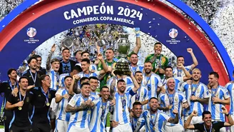 Argentina derrotó 1-0 a Colombia y se coronó bicampeón de América. | Video: América Televisión.