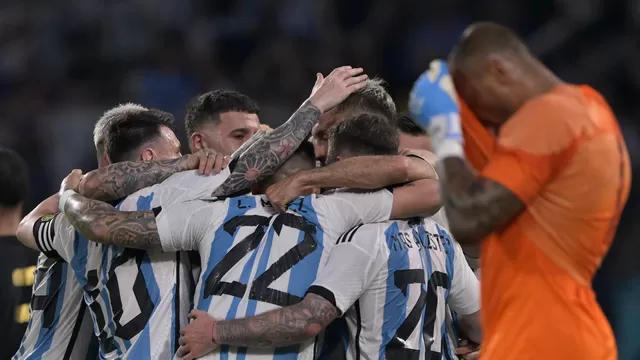 Argentina aplastó 7-0 a Curazao en un amistoso que cierra los homenajes a los campeones del mundo