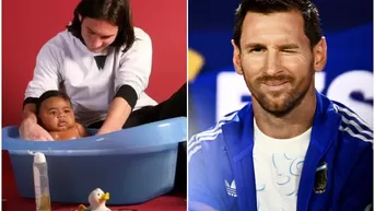 Lionel Messi mandó un mensaje de advertencia a Lamine Yamal y recordó icónica foto de bebé