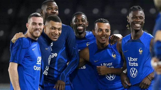 Francia entrenó sin bajas a un día de la final contra Argentina