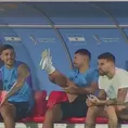 Argentina vs. Francia: La divertida visita de Sergio Agüero a la práctica albiceleste