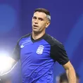 'Dibu' Martínez fue pifeado por los ingleses en el calentamiento del Argentina vs Inglaterra