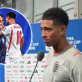 Bellingham reveló qué se dijo con Lionel Messi tras fuerte cruce en el Argentina vs Inglaterra Bellingham reveló qué se dijo con Lionel Messi tras fuerte cruce en el Argentina vs Inglaterra