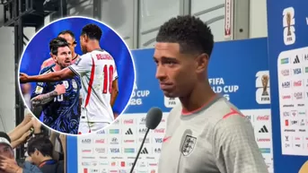Bellingham reveló qué se dijo con Lionel Messi tras fuerte cruce en el Argentina vs Inglaterra