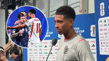 Bellingham reveló qué se dijo con Lionel Messi tras fuerte cruce en el Argentina vs Inglaterra