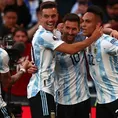 Argentina vs. Italia: Lautaro Martínez anotó el 1-0 tras genial jugada de Lionel Messi