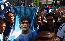 "Maradona es más grande que Isabel": Hinchada argentina es local en Londres - Noticias de diego-alonso