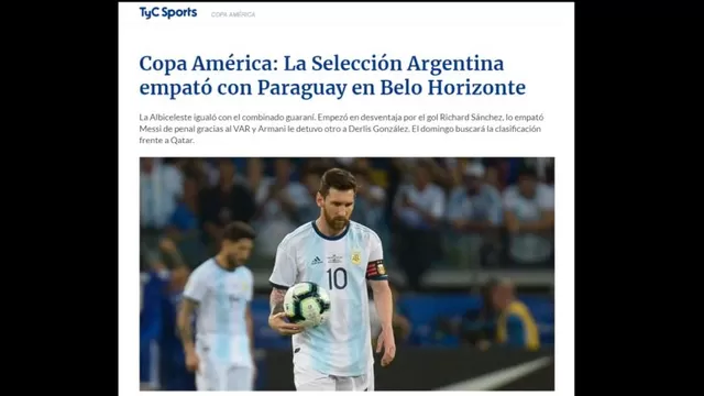 Las portadas del Argentina vs. Paraguay.-foto-3