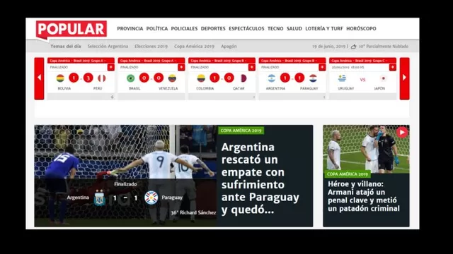 Las portadas del Argentina vs. Paraguay.-foto-4