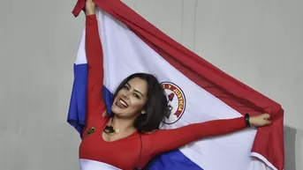 Larissa Riquelme reapareció en la Copa América 2019 y alborotó las tribunas