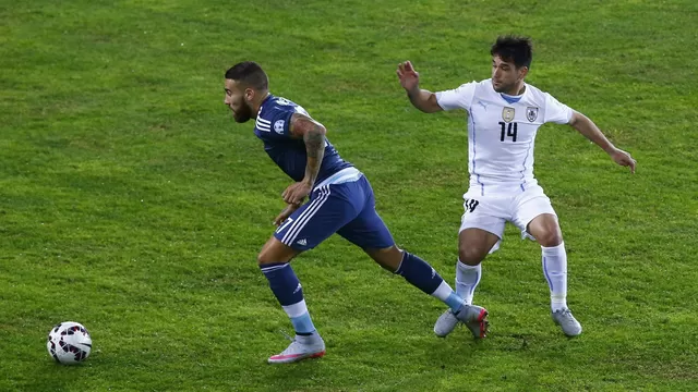 Argentina vs. Uruguay chocan en partidazo por la Copa América (Foto: EFE)-foto-3