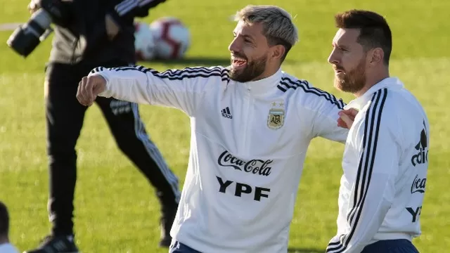Argentina y Uruguay se medirán  este lunes en un amistoso por fecha FIFA. | Foto: AFP