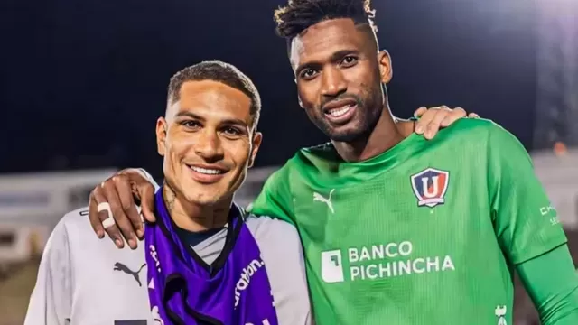 Paolo Guerrero y Alexander Domínguez fueron dos de los responsables de la Copa Sudamericana para el LDU de Quito / Foto: LDU