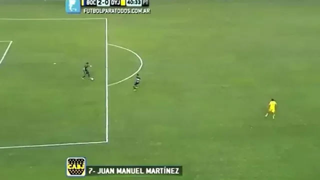 Arquero quiso hacer un lujo y le regaló un gol a Boca Juniors