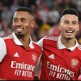 Arsenal derrotó 2-1 al Aston Villa y lidera la Premier League con puntaje perfecto