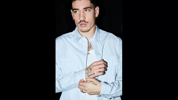 Héctor Bellerín se asoció con H&amp;M para crear la primera colección masculina más sostenible de la marca.