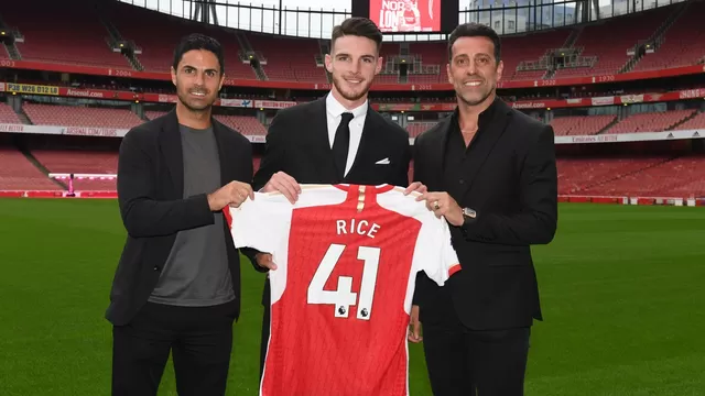 Arsenal oficializó el fichaje de Declan Rice, el inglés más caro en la historia del club