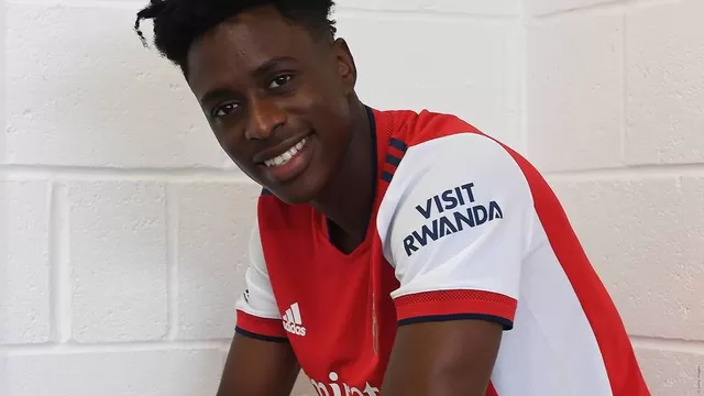 Albert Sambi Lokonga, mediocampista belga de 21 años. | Foto/Video: Arsenal