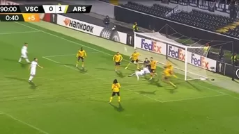 Arsenal sufrió empate agónico del Vitória con golazo de chalaca