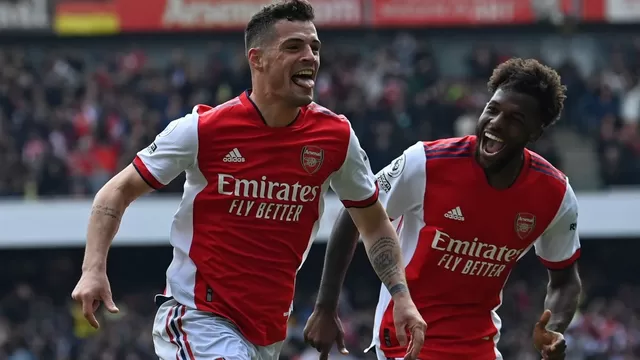 Arsenal venció 3-1 al Manchester United: Granit Xhaka selló el triunfo con un golazo