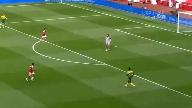 Gol de Aubameyang en el Emirates Stadium. | Video: Twitter