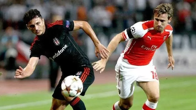 Arsenal y Besiktas empataron en Turquía por la Champions League