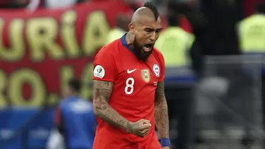 Arturo Vidal habló fuerte sobre el árbitro Mario Díaz de Vivar. | Foto: AFP