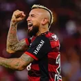 Arturo Vidal marcó su primer gol con Flamengo en goleada 4-1 sobre Goianiense