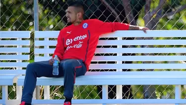 Arturo Vidal preocupa al no entrenar a cuatro días del debut de Chile 